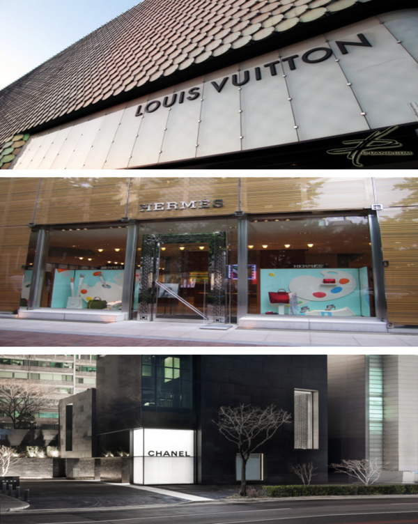 Louis Vuitton, Chanel, and Hermes in Seoul