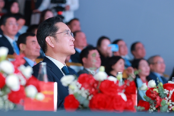 Lee Jae-yong, Chairman of Samsung Electronics, attends the inauguration ceremony of Vietnam Samsung R&D Center located in THT Zone, Hanoi, Vietnam. [Samsung Electronics]