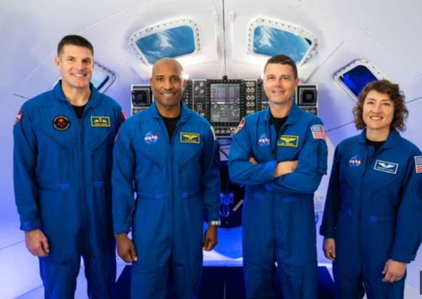 미 항공우주국(NASA)과 캐나다우주국(CSA)이 공개한 아르테미스 2호 우주비행사들. (왼쪽부터) 제레미 한센, 빅터 글로버, 리드 와이즈먼, 크리스티나 코크. [NASA]